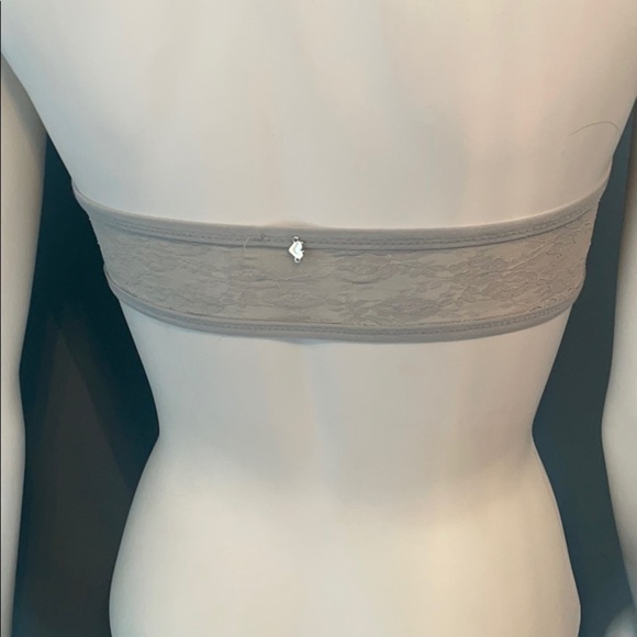 Victoria’s Secret PINK gray lace push up bandeau S - Picture 5 of 7